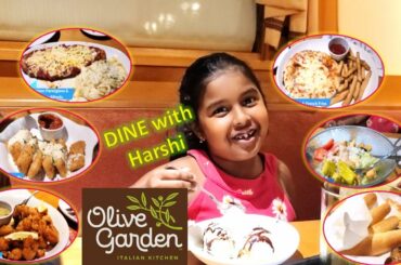 Harshi's Dinner in Olive Garden, Italian-American cuisine