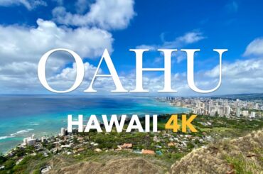 Oahu Hawaii Adventures 2020 4K Waikiki Beach, Diamond Head, North Shore, Sunset Cruise and Fireworks