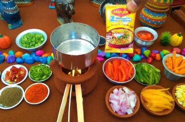 Top 4 Maggi Recipe | Mini Food | Biryani Maggi | Chinese Maggi | Cheese Maggi | Chilly maggi