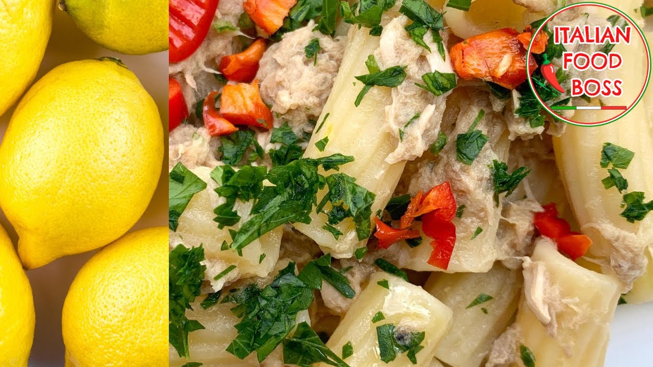15 minutes lunch: Pasta with tuna and lemon (Italian style). SO QUICK! 15 minutes lunch: Pasta with tuna and lemon (Italian style). SO QUICK!