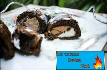 Ice Cream Pan cake Roll | Easy Cake Recipes|Swiss Roll | By Quick Kitchenette