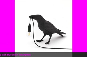 ✓Bird Table Lamp Italian Seletti Bird Lamp Modern Resin Crow Desk Lamp