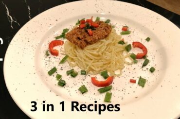 3 in 1 Spaghetti Recipes | 3 Easy Keema Spaghetti Recipe | Italian Mince Spaghetti | Recipe Tonight
