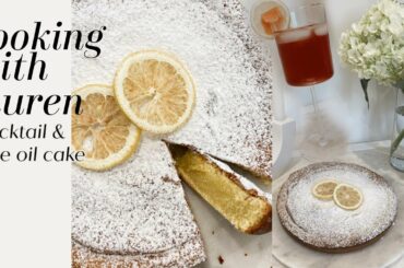 Olive Oil Cake & Italian Mocktail Cooking with Lauren!