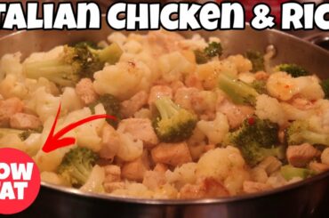 EASY Italian Chicken & Rice (ONLY 5 Ingredients) Low Fat Recipe!