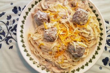 Alfredo Pasta asmr mukbang #Italianfood #pasta