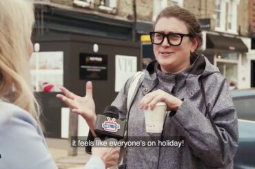 Alfresco dining in Northcote Road