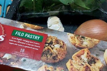 Italian food spinach ricotta filo pie 😍😋🥰