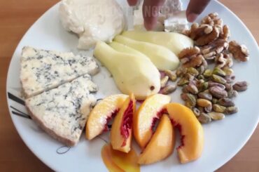 Cheese Nut With Fruit Salad Italian Recipe.