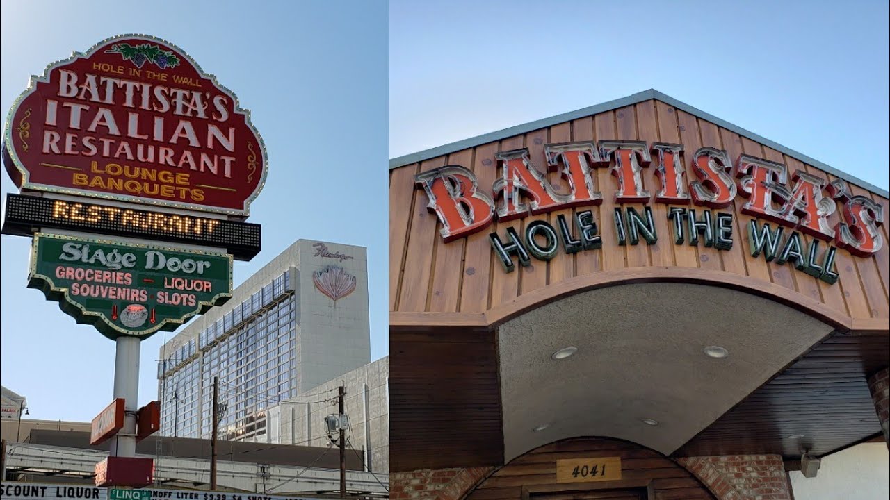 Battistas Hole in the Wall Italian Restaurant Las Vegas Italian Food