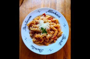 Mix of indian - Italian / Comfort food / Tomato pasta