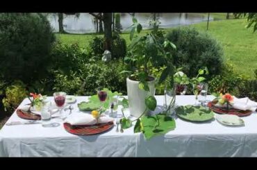 Lunch in The Garden.