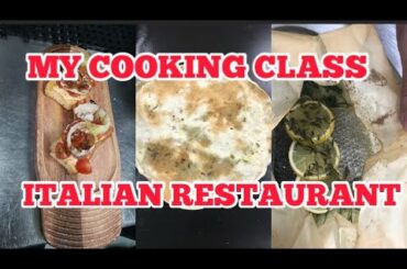 MY COOKING CLASS AT SOLO RESTAURANT IN DUBAI(ITALIAN CUISINE).