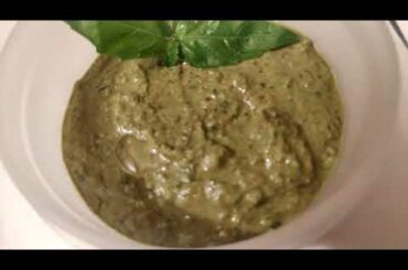 Pesto Sauce Recipe | How to make italian Pesto sauce | Quick & Easy homemade Pesto Recipe