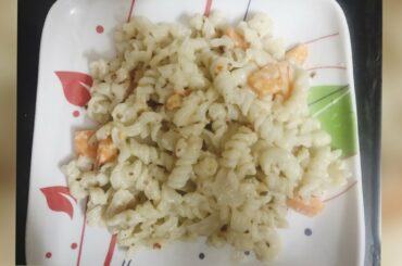 Creamy white sauce pasta/ Italian pasta in Indian style/ pasta recipe