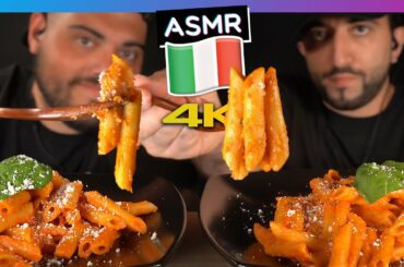 ASMR MUKBANG ITA PENNE HOT PANNA & POMO D'ORO ITALIAN FOOD ASMR VIDEO ASMR CIBO MUKBANG ASMR ITALIAN