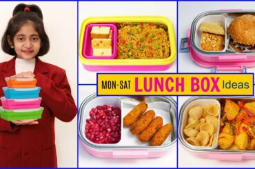 MONDAY To SATURDAY Kids LUNCH BOX Recipes | #Snacks #Winter #Anaysa #CookWithNisha