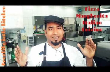 PIZZA MARGHERITA (Italian Cuisine).