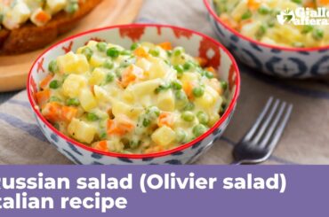 RUSSIAN SALAD (OLIVIER SALAD) - Italian recipe