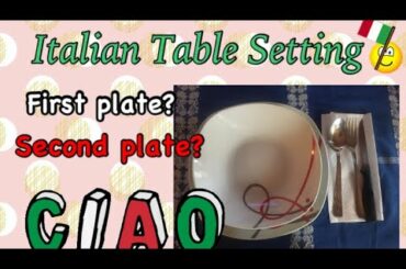 RABBIT FOR LUNCH+Italian meal I eat in a day + Table setting