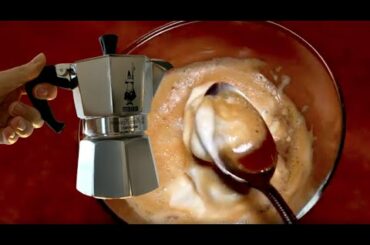Italian Affogato 🍦☕️ Dessert w. Espresso Coffee & Vanilla Ice Cream - Recipe #122