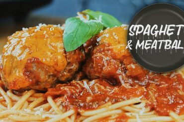 MY ULTIMATE SPAGHETTI & MEATBALLS / MADE AT HOME IN 20 MINS / ITALIAN RESTAURANT STYLE COOKING PASTA