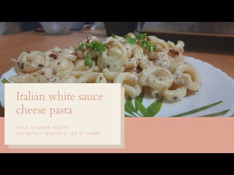 Italian white sauce cheese pasta | very easy white sauce pasta recipe to make at home| Italian white sauce cheese pasta | very easy white sauce pasta recipe to make at home|