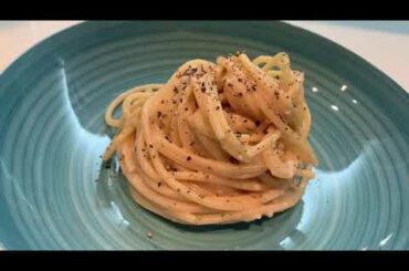 ASMR PASTA CHEESE AND PEPPER | CACIO E PEPE | Cooking sounds | ITALIAN version