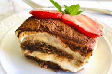 ইটালিয়ান ডেজার্ট তিরামিসু || Italian dessert tiramisu || No bake tiramisu cheesecake recipe