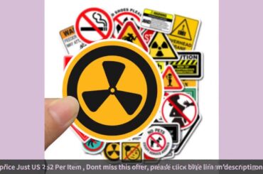 50pcs Warning Sign Sticker wallpaper Decal Motorcycle Skateboard Fridg