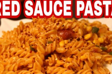 Red sauce pasta recipe | how to make pasta | indo Italian pasta | khel masalon ka | pasta recipe