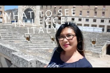 WHAT TO SEE IN LECCE, ITALY DAILYVLOG 26 #lifeinADaily