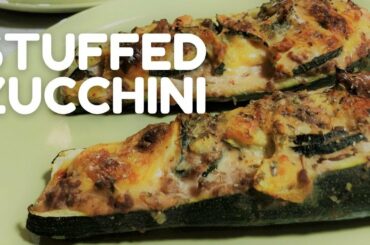 STUFFED ZUCCHINI - Italian style zucchini