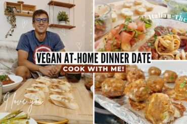 Vegan At-Home Dinner Date | Surprising My Boyfriend!