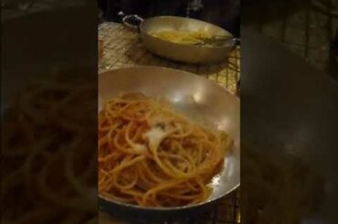 Rome, Italy - eating dinner near the Pantheon.