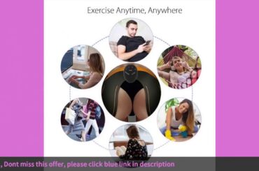 FOUAVRTEL EMS Hip Trainer Muscle Stimulator Battery Ass Trainer Muscle