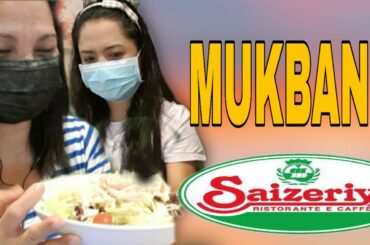 MUKBANG IN SAIZERIYA||THE FAMOUS ITALIAN RESTAURANT IN HONGKONG