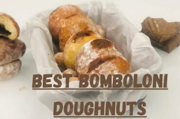 Best Bomboloni doughnuts/ donuts recipe | Italian chocolate filled doughnuts | dessert recipe |