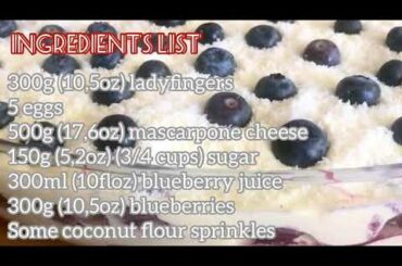 Blueberry tiramisù, Tiramisù ai mirtilli | Italian Cooking Mama