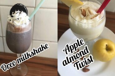 Oreo milkshake | apple almond twist | oreo drink | apple oreo drinks by Italian Pakistani cooking