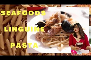 SEAFOODS LINGUINE PASTA. Dailyvlog22, LifeinADaily...