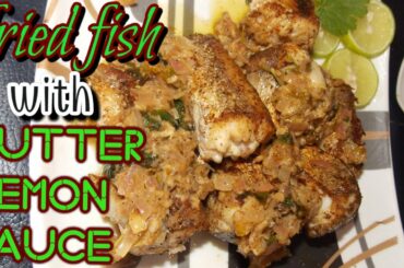 Italian fried fish butter lemon sauce recipe
