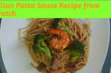 Seafood Italian Pasta Recipe from Scratch