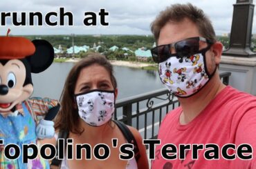 BRUNCH at TOPOLINO'S TERRACE // Mickey and Friends and Great Food! August 2020
