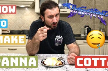 DragonForce: How to Make Panna Cotta - Authentic Italian Dessert with Drummer Gee Anzalone