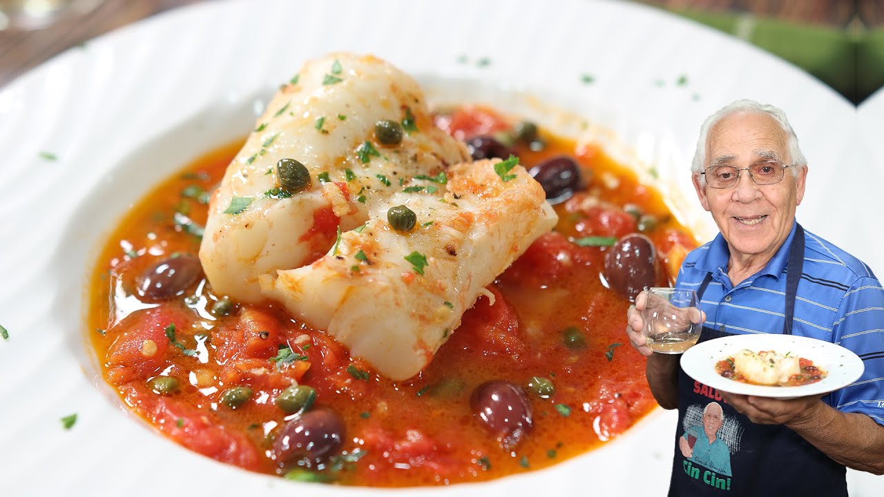 Cod in Puttanesca Sauce Recipe Cod in Puttanesca Sauce Recipe