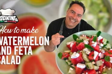 Watermelon and Feta salad by cooking with an Italian