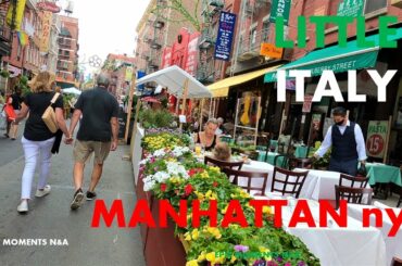 LITTLE ITALY Manhattan NYC Walking tour 🎥 August 15, 2020 🕒 5:30 pm 🌡 82 °F / 28 °C