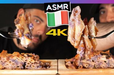 ASMR MUKBANG ITA PASTA VIOLA | ITALIAN FOOD ASMR | VIDEO ASMR CIBO | MUKBANG ASMR ITALIAN