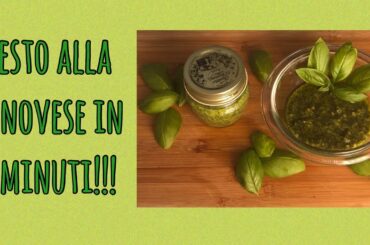 Pesto alla genovese! Italian food